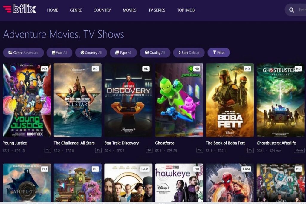 Bflix APK download for Android movie streaming